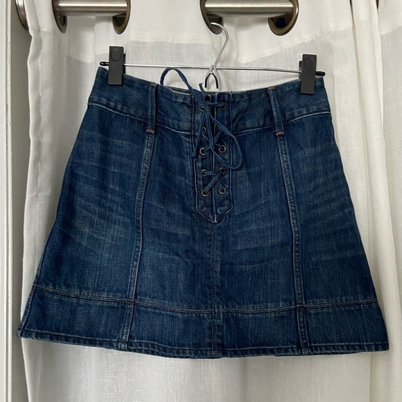 Abercrombie & Fitch jean skirt - Picture 1 of 3